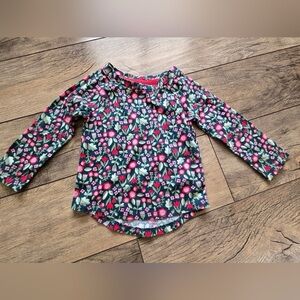 Cat & Jack 12 Mth Floral Long Sleeve Top